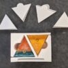 21 EPS Expanded Polystyrene Stryfoam packaging for pyramid shaped candles
