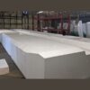 Custom dock floats made from expanded polystyrene EPS foam