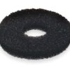 Die-cut reticulated foam filter donut shaped