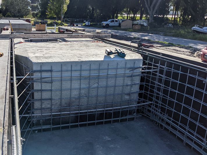 EPS Expanded polystyrene Styrofoam geofoam concrete forms ICF insulated concrete forms for making concrete floating docks