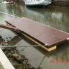 Floating dock on EPS Styrofoam expanded polystyrene