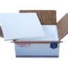 Insulated foam shipping box for USPS flat rate box