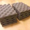 Polyurethane PU convoluted eggcrate foam acoustic tiles
